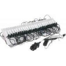 Электрогирлянда линейная со свечами встроенный светодиод (LED) 50 ламп 12,25 м Электрогирлянда линейная со свечами встроенный светодиод (LED) 50 ламп 12,25 м