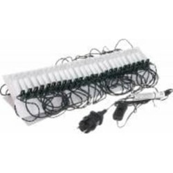 Электрогирлянда линейная со свечами встроенный светодиод (LED) 50 ламп 12,25 м Электрогирлянда линейная со свечами встроенный светодиод (LED) 50 ламп 12,25 м