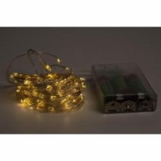 Гирлянда светодиодная теплый белый свет 100 диодов светодиодная (LED) 100 ламп 10 м