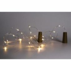 Гирлянда светодиодная для бутылки с пробкой, 2 шт. светодиодная (LED) 10 ламп 0,9 м