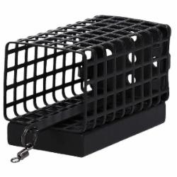 Кормушка Mikado 50 г фидерная квадратная с дном (25х30х57мм) 1шт чорна (pack 10)