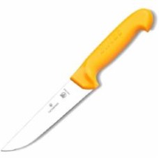 Нож кухонный Victorinox Swibo Butcher Wide 5.8421.14, 14 см желтый