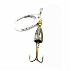 Блесна 8,5 г вращающаяся Dragonfly SP135 6,5 см silver