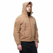 Куртка мужская демисезонная ESDY Softshell Shark Skin JA-01 р.M бежевая Куртка мужская демисезонная ESDY Softshell Shark Skin JA-01 р.M бежевая