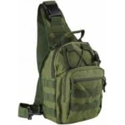 Сумка ESDY olive 7 л тактическая плечевая EDC