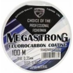 Леска Condor 100м 0,2мм 7,2кг с флюорокарбоновым покрытием Megastrong Flurocarbon Coating