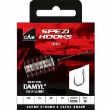 Крючок с поводком DAM SPEZI LEADER FEEDER №8 10 шт.