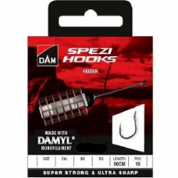 Крючок с поводком DAM SPEZI LEADER FEEDER №8 10 шт.