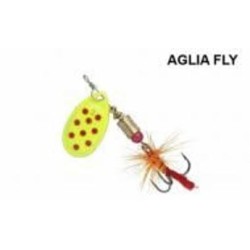 Блесна-вертушка Fishing ROI 9 г Aglia Fly 1921 yellow