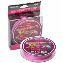Шнур Fishing ROI X-Run 8PE 150м 0,165мм 10,5кг плетеный pink 721-05-165