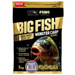 Прикормка RealFish 1000 г мидии Monster Carp