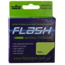 Леска Fishing ROI FLASH Universal Line 100м 0,24мм 6кг