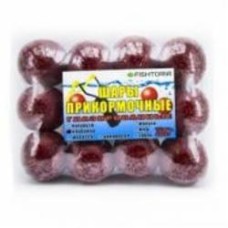 Шары прикормочные King Fish 400 г клубника 40мм (12шт.) 11952343