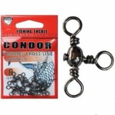 Вертлюг Condor 16 кг тройной 10.0 size/10 шт.