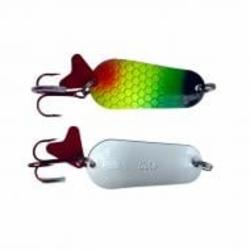 Блесна-колебалка Spinnex PIKE 14 г green/желтый/красный/черный/