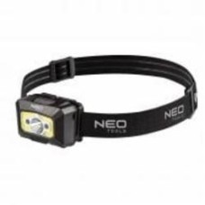 Фонарь налобный Neo с аккумулятором USB 250 lm COB LED + датчик движения