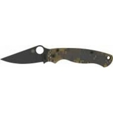 Нож складной Spyderco Para-Military 2 Black Blade camo 87.01.56