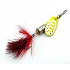 Блесна-вертушка Gladiator 8001 #0.0 (3gr) /002 3 г yellow/white