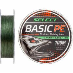 Шнур Select Basic PE Green 100 м 0,08 мм 4 кг