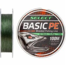 Шнур Select Basic PE Dark Green 150 м 0,12 мм 4,8 кг (1870.18.21)