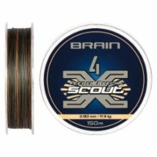 Шнур Brain Scout 4X 150 м 0,128 мм 7,2 кг (1858.54.81)