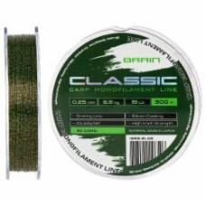 Леска Brain Classic Carp Line 3D (camo) 300 м 0,25 мм 6,6 кг