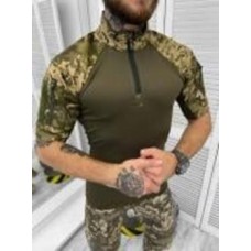 Рубашка LOGOS Тактическая с коротким рукавом р.3XL пиксель