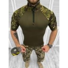 Рубашка LOGOS стрейч Тактическая с коротким рукавом р.XL мультикам