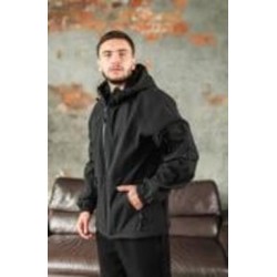 Куртка мужская демисезонная LOGOS-Tac теплая Soft Shell без шевронов 04-07-00-0027 р.L black