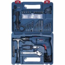 Дрель ударная Bosch Professional GSB 600+ набор принадлежностей 100 шт. 06011A0321