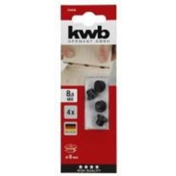 Центр перекладной 8 мм, 4 шт, KWB (530208) KWB KWB (530208) 530208