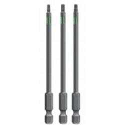 Набор бит KWB торсионных Torx TT10, TT15, TT20 3 шт. 123341