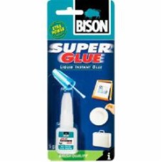 Клей Bison Super Glue с кисточкой 5 мл