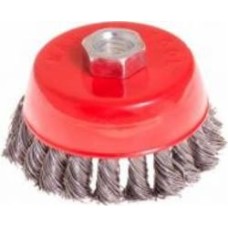 Щетка торцевая D 85 М14 MasterTool из плетеной проволоки 19-7008