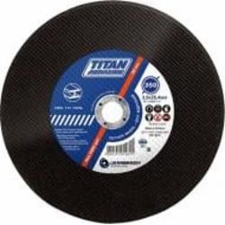 Круг отрезной ТИТАН АБРАЗИВ 350x3,5x25,4 мм