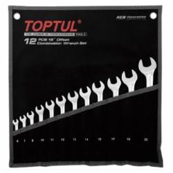 Набор ключей комбинированных Toptul 12 шт. 6-22мм Hi-Performance GPAX1202