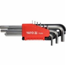 Набор ключей шестигранных YATO Cr-V М 1,5-10 мм 9 шт. YT-0500