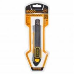 Нож сегментный INGCO 18 мм алюминиевый INDUSTRIAL HKNS1808
