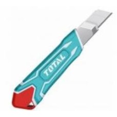 Нож строительный Total 25 мм выдвижное лезвие длина 200 мм THT5112505