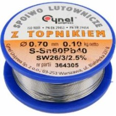Припой Vorel Sn60-Pb40 d0,7 мм 100 г 76806