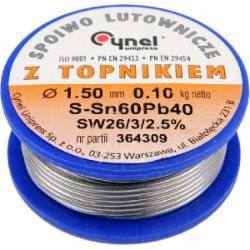 Припой Vorel Sn60-Pb40 d1.5 мм 100 г 76814