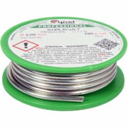 Припой Cynel без свинца Sn99,3-Cu0,7 d3 мм 100 г 76859