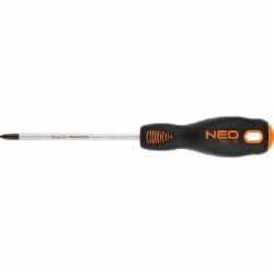Отвертка NEO tools крестовая PH1 x 100 мм, CrMo 04-022
