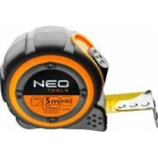 Рулетка NEO tools стальная лента магнит 67-185 5 м x 25 мм