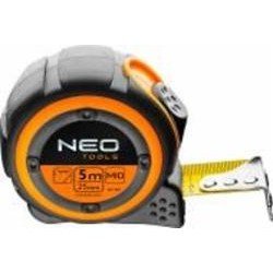 Рулетка NEO tools стальная лента магнит 67-185 5 м x 25 мм