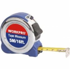 Рулетка WORKPRO в хромированном корпусе W061013 7,5 м x 16 мм