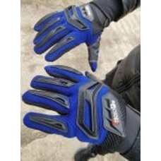 Перчатки Reis Mechanix Blue с покрытием резина M (8) IMPACT BB