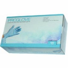 Перчатки медицинские Proglove одноразовые текстурированные неопудр. синие р.7 (S) 100 шт./уп.