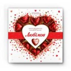 Конфеты Любимов Молочный шоколад и нежное пралине 125 г (4820005195091)