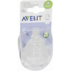 Соска Philips Avent с двумя отверствиями SCF632/27 2 шт 884063227180